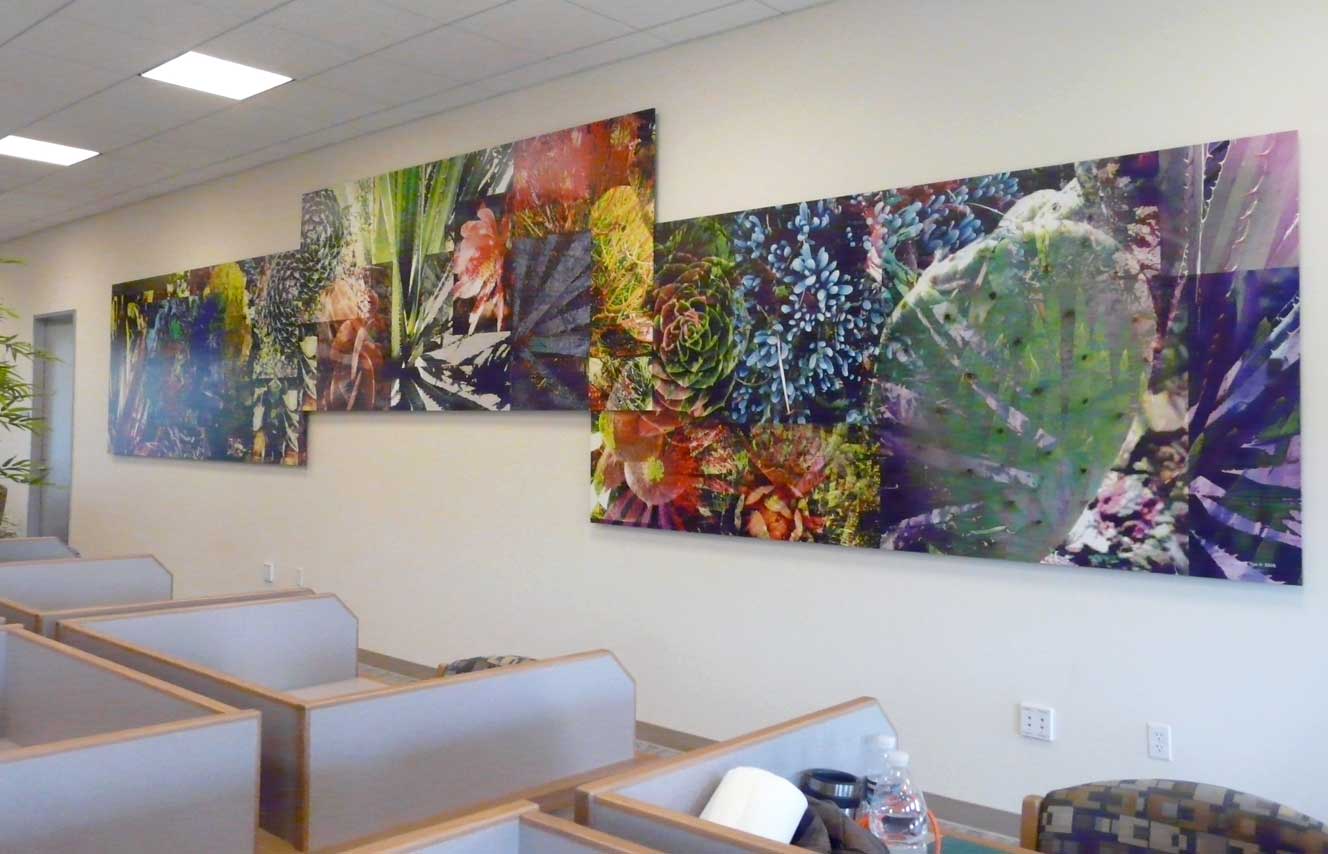 Linda Nye Photo-painting from UCSD Biomedical Library Series